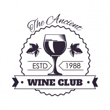 şarap amblem tasarımı