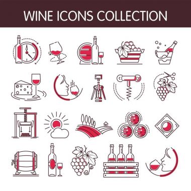 Şarap Icons collection 