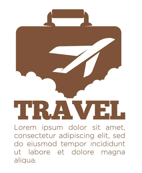 Travel agency poster — Stock Vector