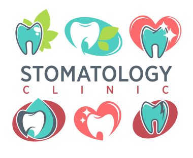 Stomatology diş Kliniği logo Şablonlar