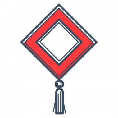 Çin yeni yıl dekorasyon sembolü için Çin düğüm