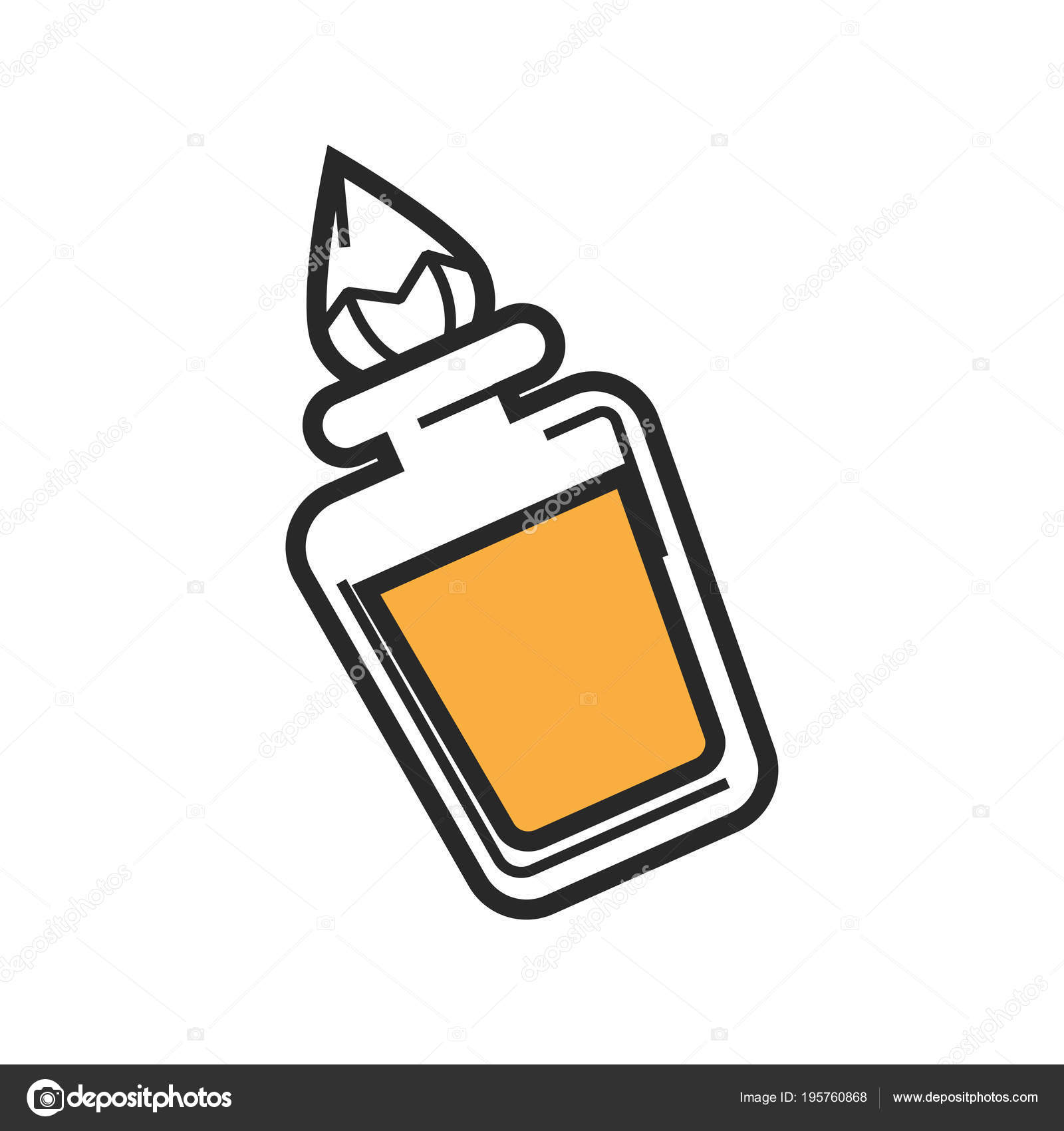 Bouteille Verre Pleine Exquis Parfum Féminin Parfumé Liquide