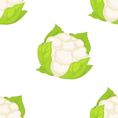 Karnabahar sebze dikişsiz desen organik çiftlik gıda vektör taze ürün beslenme ve yetiştirme organik madde salata tarım sonsuz doku bahçe bitki duvar kağıdı baskı pişirme