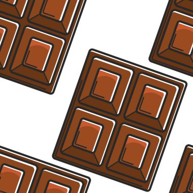 Çikolata bar dikişsiz desen İsviçre geleneksel gıda vektör tatlı üretim kakao çekirdekleri malzemeler sonsuz doku seyahat ve turizm İsviçre sembolleri duvar kağıdı baskı koyu veya süt sıralama