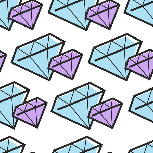 Южная Африка алмазы или бриллианты добычи в бесшовных векторных ювелирных изделий шаблона или драгоценных камней африканские символы бесконечные текстуры дорогие камни обои печать драгоценных камней упаковки бумаги путешествия и туризма
