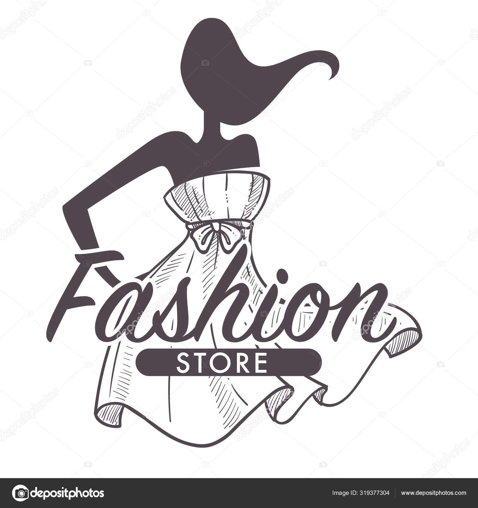 logo vestido mujer ropa moda belleza boutique diseño para marcas tiendas de  ropa 17777056 Vector en Vecteezy