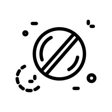 Lensler izole edilmiş çizgi simgesi, göz bilimi ve görme düzeltmesi