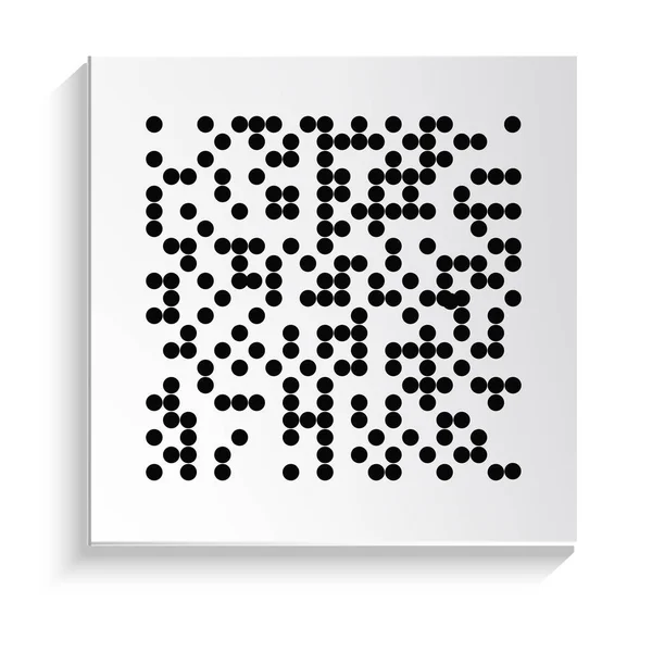System do pisania i czytania w ciemno, ikona alfabetu Braille 'a — Wektor stockowy