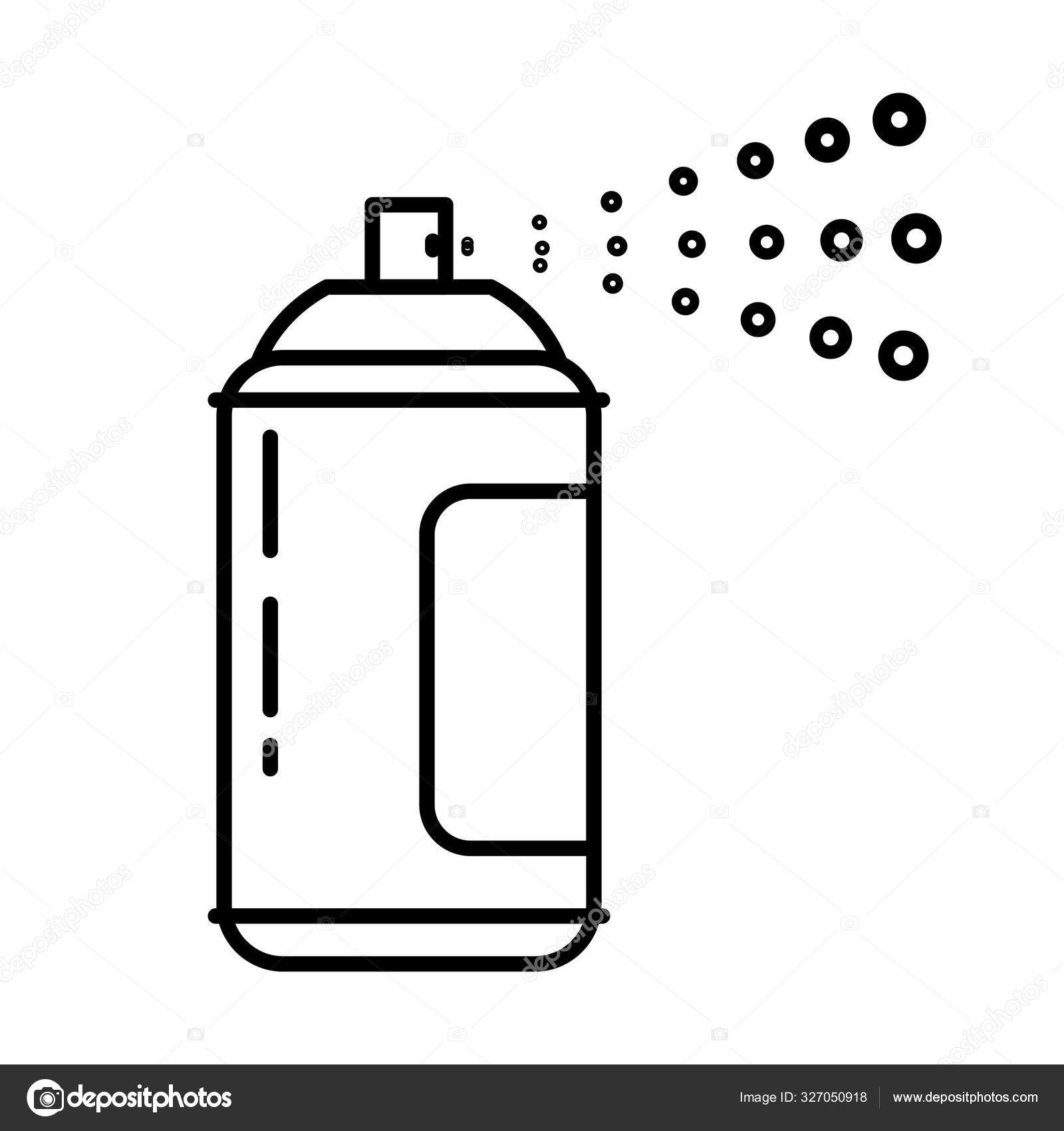 스프레이 스프레이는 노즐 선형 아이콘에서 스프레이로 스프레이로 사용 할 수있습니다. 스톡 벡터 - ©Sonulkaster  327050918, image size:1600x1700