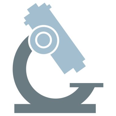 İlaç enstrümanı, mikroskop ve kimya, mikrobiyoloji izole edilmiş ikon