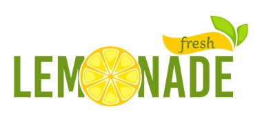 Taze limonata içeceği, limon ve yapraklı yalıtılmış etiket. Taze, lezzetli içecek, vejetaryen ve vejetaryen menü çeşitleri. Geleneksel ekşi meyve kokteyli, düz bir şekilde canlandırıcı sıvı vektör