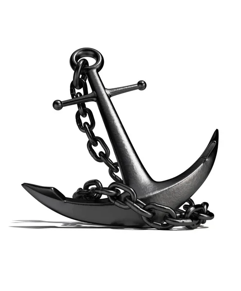 Anchor with Chain — Stock Photo, Image