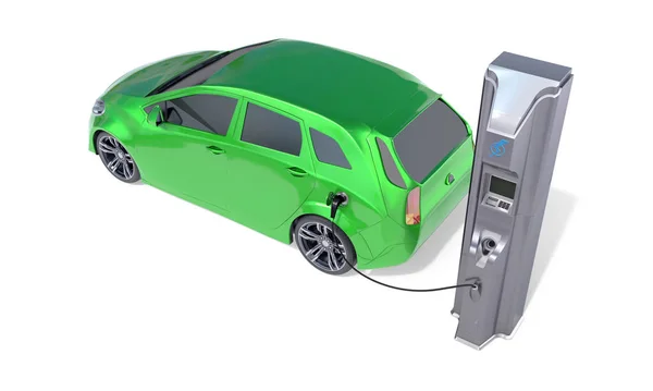 Electric Vehicle Charging Station — Stock Photo, Image