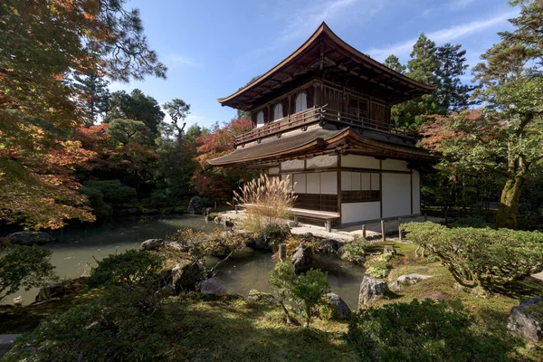 銀閣寺や庭、京都、日本. — ストック写真