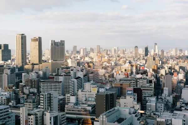 大阪のスカイラインの眺め. — ストック写真