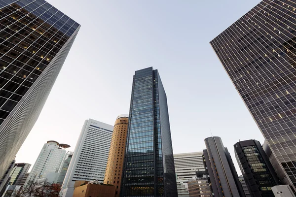 Osaka Geschäftsviertel. Japan. — Stockfoto