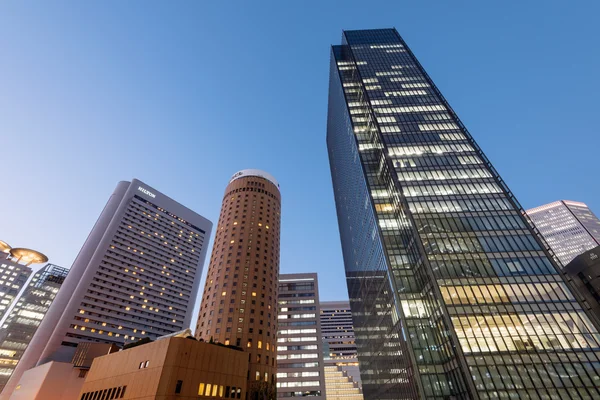 Osaka affärsdistrikt. Japan. — Stockfoto