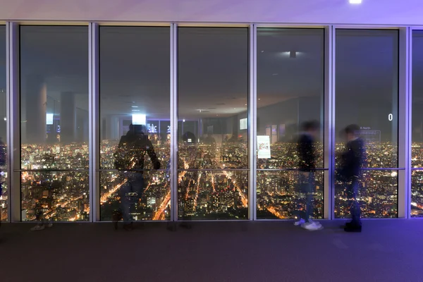 Ultimo piano dell'edificio Abeno Harukas a Osaka, Giappone . — Foto Stock