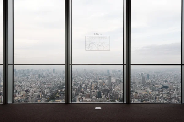 Översta våningen i ABO Harukas byggnaden i Osaka, Japan. — Stockfoto