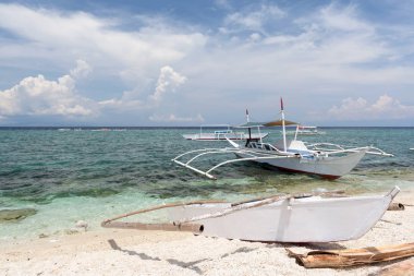 Alona Beach, Bohol, Filipinler.