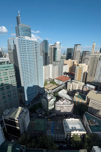 Skyline Makati, Metro Manila, Filipiny. — Zdjęcie stockowe