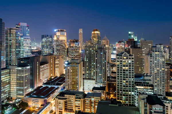 Skyline Makati, Metro Manila, Filipinas . — Fotografia de Stock