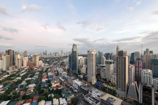 Makati Skyline, Metro Manila, Philippines. — Stock Photo, Image