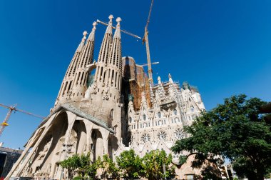 Sagrada Familia, Barselona, İspanya. 