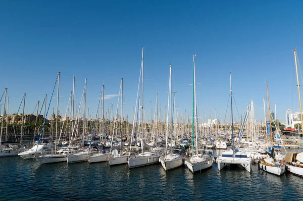 Port Vell, Barcelona, Espanha . — Fotografia de Stock