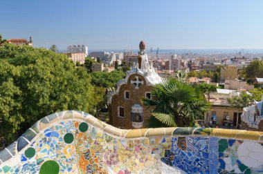 Park Guell, Barselona, İspanya. 