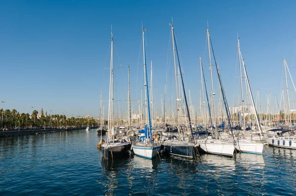 Port Vell, Barcelona, Espanha . — Fotografia de Stock