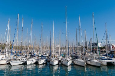 Port vell Barcelona, İspanya.