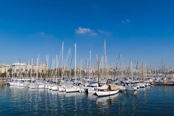 Port vell in barcelona, spanien. — Stockfoto