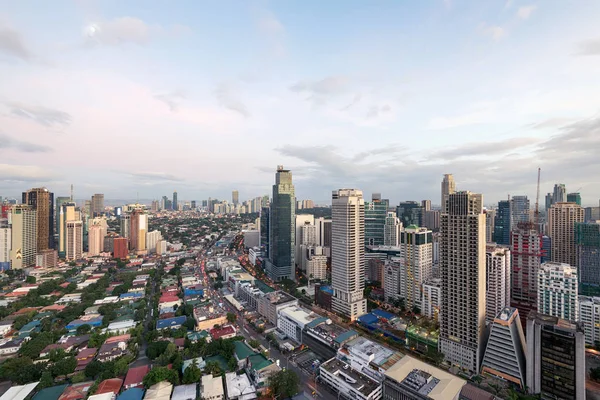 Makati Skyline, Manila, Filipine . — Fotografie, imagine de stoc