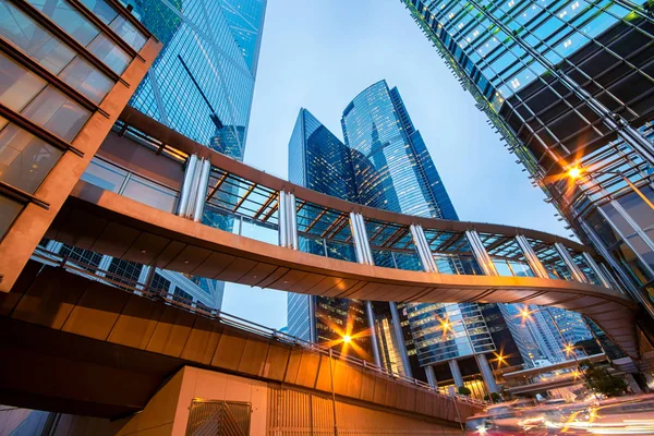 Edifícios de escritório em Hong Kong . — Fotografia de Stock