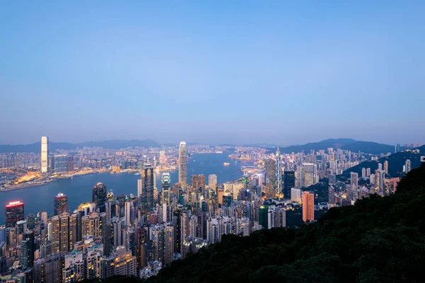 Horizonte de Hong Kong . —  Fotos de Stock