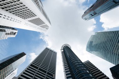 Modern ofis binaları Singapur
