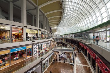 Marina Bay alışveriş Singapur kumları.  