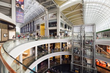 Marina Bay alışveriş Singapur kumları.  