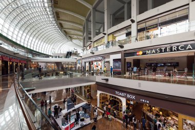 Marina Bay alışveriş Singapur kumları.  