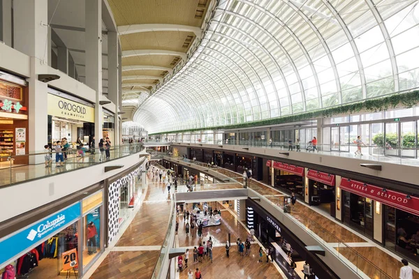 Marina Bay alışveriş Singapur kumları.  