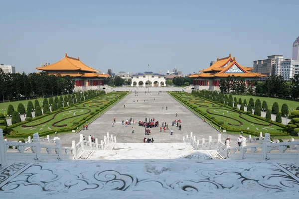 Liberty Square, davanti al Chiang Kai-Shek Memorial Hall di Taipei . — Foto Stock