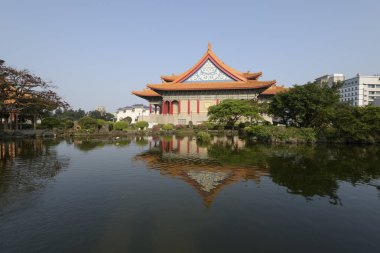 Taipei, Tayvan - 4 Nisan 2017: Ulusal konser salonu Özgürlük Meydanı Taipei, Tayvan.