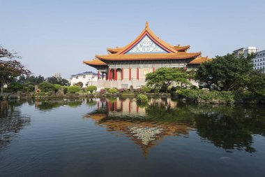 Taipei, Tayvan - 4 Nisan 2017: Ulusal konser salonu Özgürlük Meydanı Taipei, Tayvan.