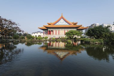 Taipei, Tayvan - 4 Nisan 2017: Ulusal konser salonu Özgürlük Meydanı Taipei, Tayvan.