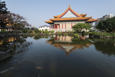 Taipei, Tayvan - 4 Nisan 2017: Ulusal konser salonu Özgürlük Meydanı Taipei, Tayvan.