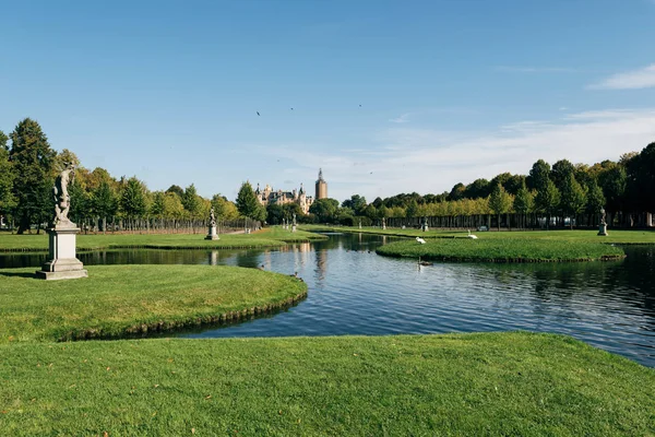 Schwerin Duitsland Sept 2017 Schwerin Palace Tuin Een Zonnige Dag — Stockfoto