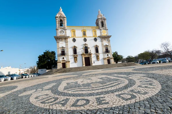 Faro Portugalia Kwietnia 2018 Carmo Kościół Kaplica Kości Faro Algave — Zdjęcie stockowe