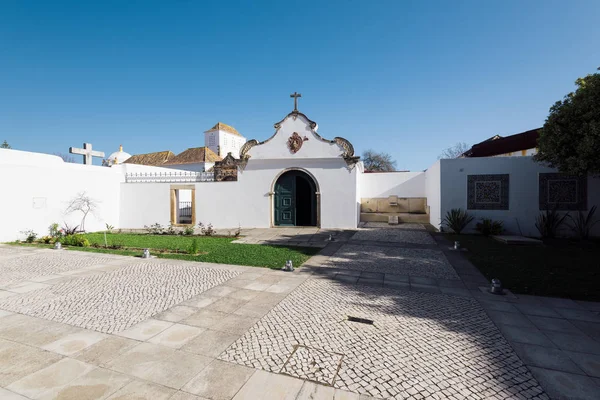 Binnenplaats Kathedraal Kathedraal Van Faro Van Oude Binnenstad Faro Algarve — Stockfoto