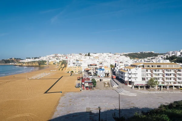 Albufeira Portekiz Nisan Panoramik Algarve Portekiz Eski Kasaba Albufeira Şehirde — Stok fotoğraf